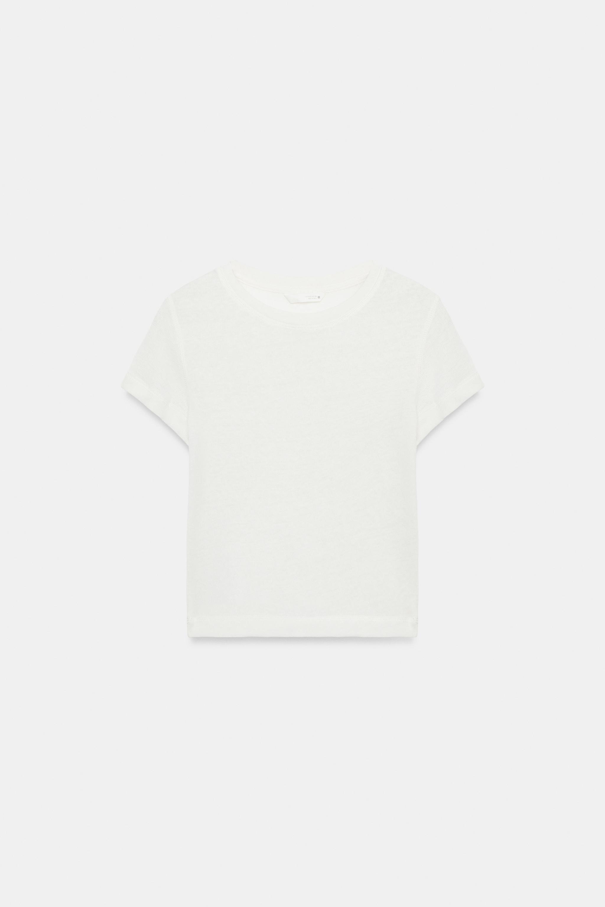 T-SHIRT RUSTIQUE À MANCHES COURTES